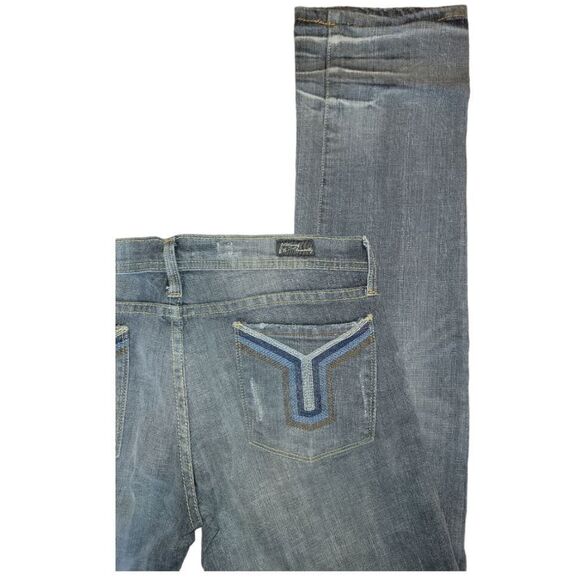 Citizens of Humanity Straight Leg Gray Wash Distressed Jeans Size 30 155-088 - Picture 3 of 13